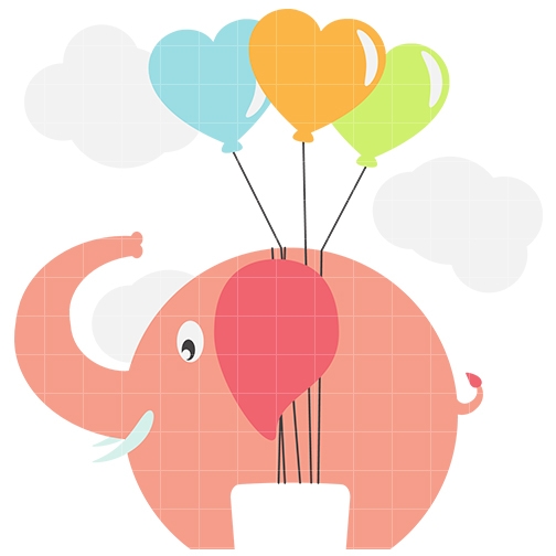 Free Cute Elephant Clipart