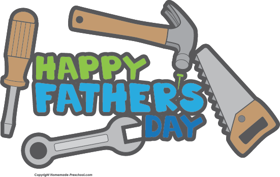 Happy fathers day bling son clipart