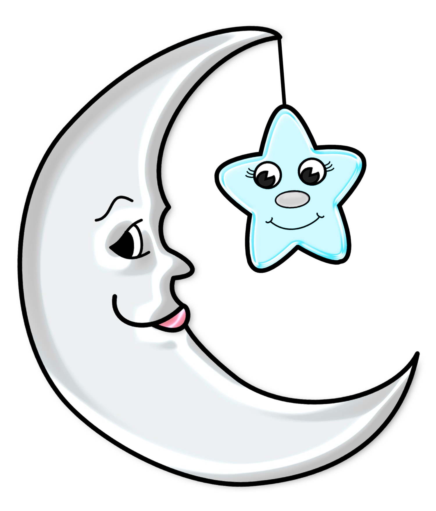 Moon clipart drawing