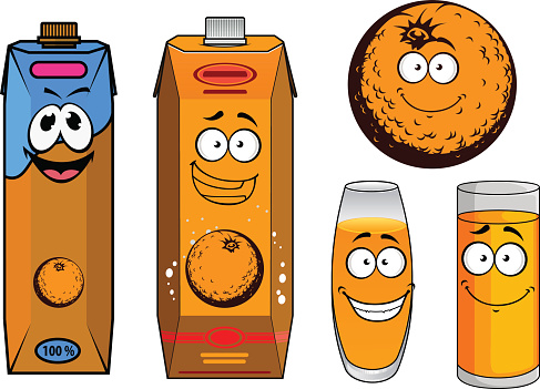 Juice Box Cartoon Clip Art, Vector Images & Illustrations