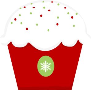 Christmas Cupcake Clipart