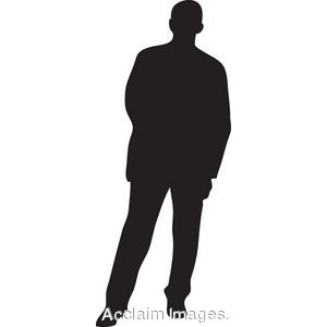 Clip Art of a Businessman Silhouette - Polyvore