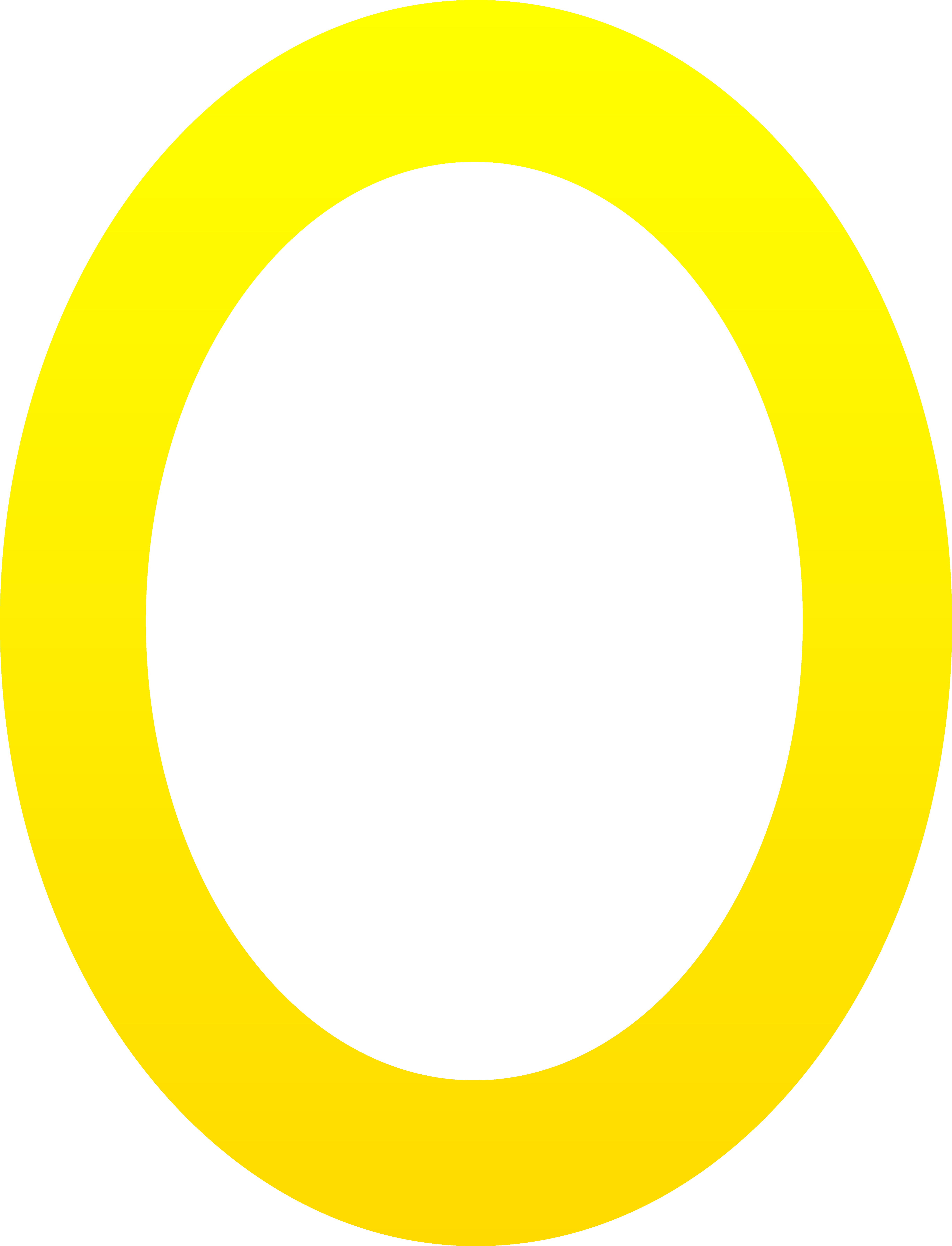 The letter o clipart