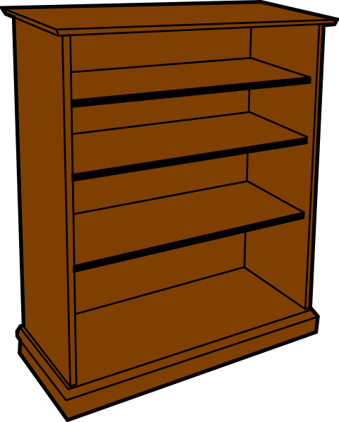 Bookcase Clipart
