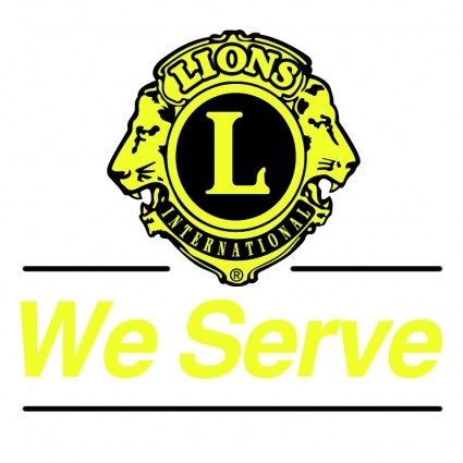 Lions club logo clipart