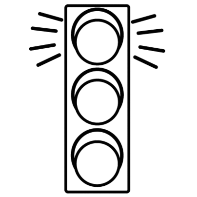 Stop Light Coloring Page Clipart - Free to use Clip Art Resource
