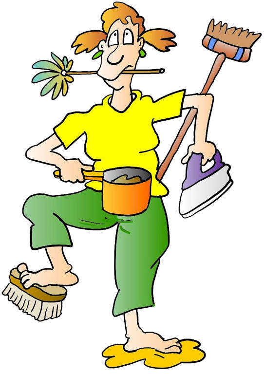 House Cleaning Clipart - Tumundografico