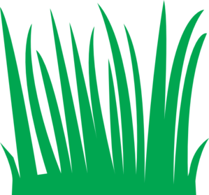 Simple grass clipart silhouette