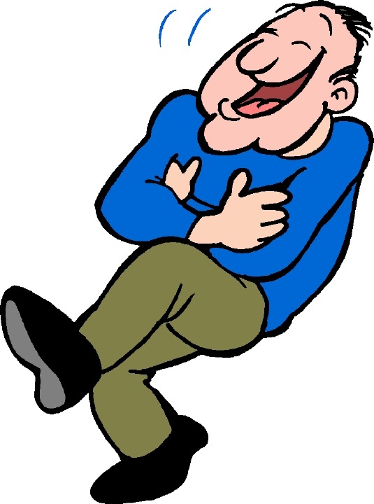 man laughing clipart - photo #3