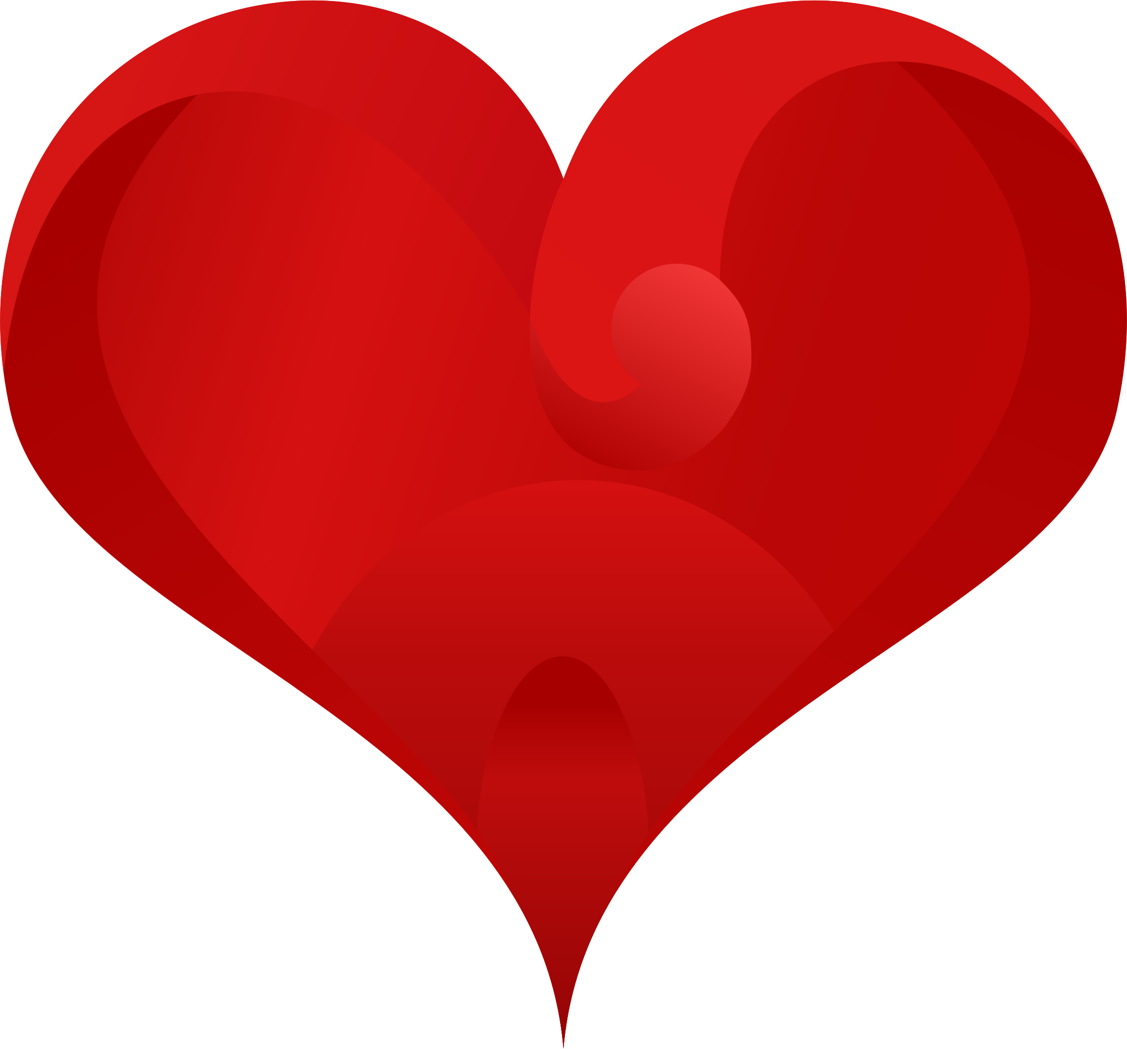 Clipart - Stylish Red Heart