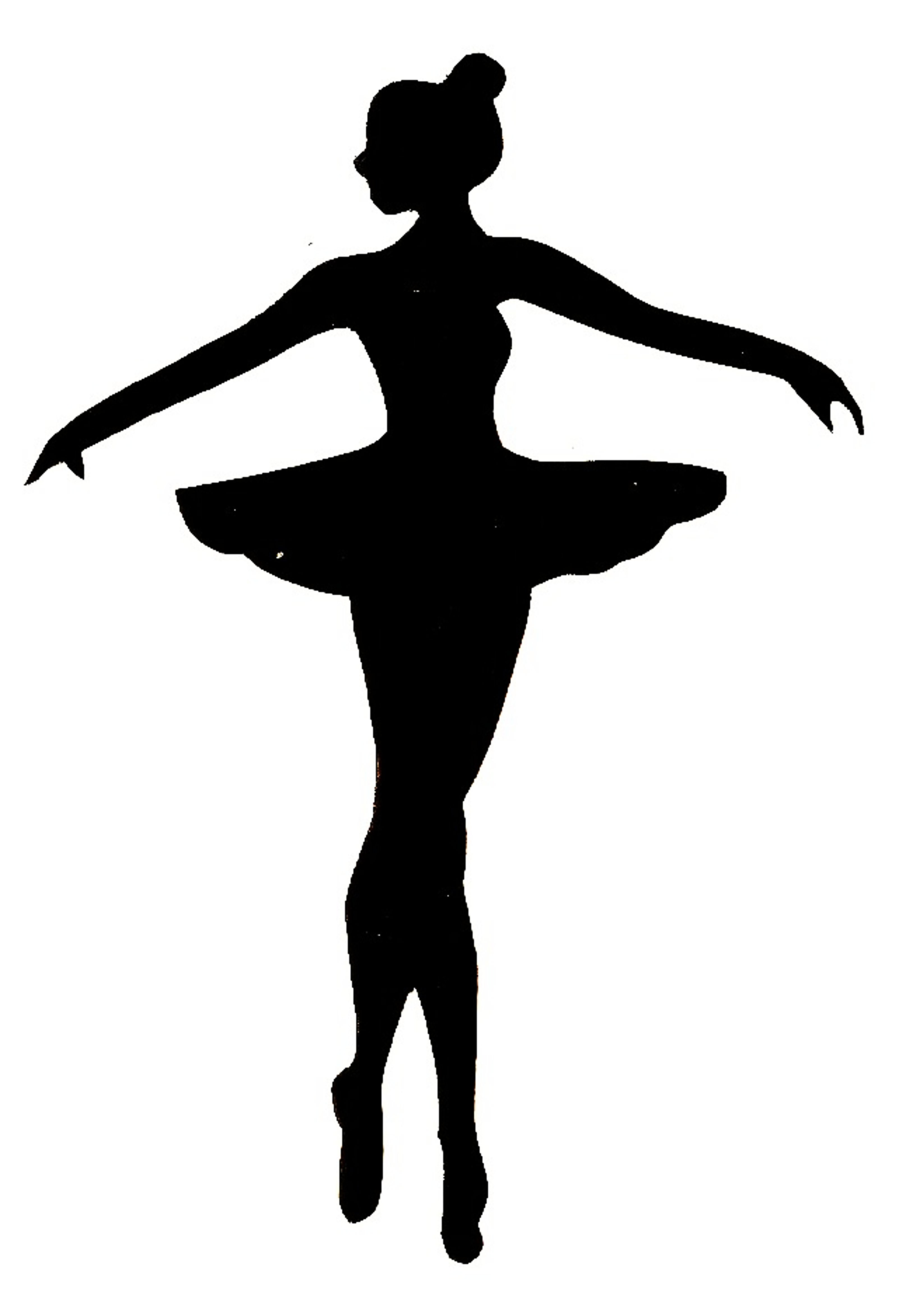 Ballerina clipart silhouette png