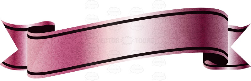 Red Reflective Scroll Banner Ribbon With Subtle Random Pattern ...
