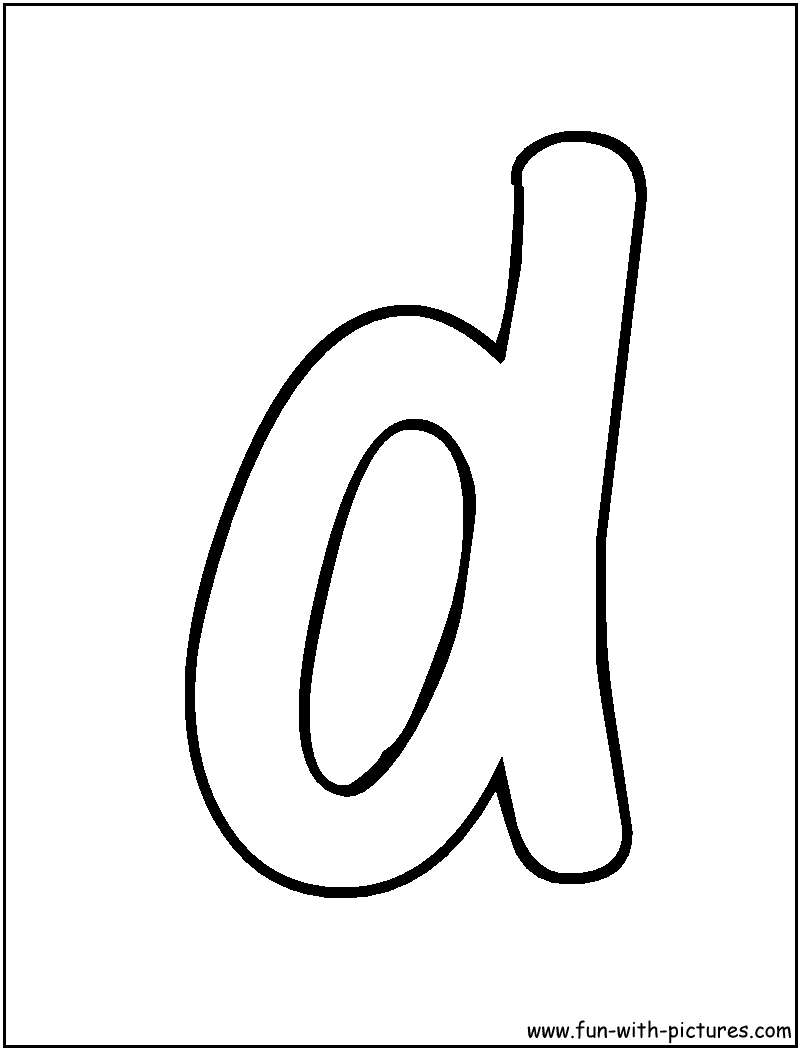 Disney letter d clipart