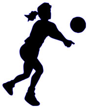 Volleyball Silhouette - ClipArt Best