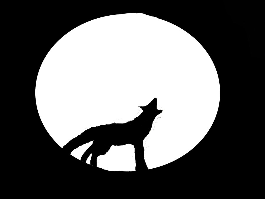 wolf howling at the moon by mamima on DeviantArt