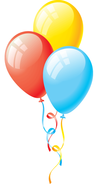 Clipart balloons birthday