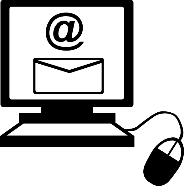 Email Symbol Black Clipart