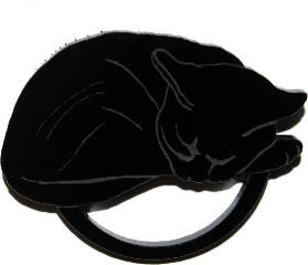 Sleeping Cat Silhouette - ClipArt Best