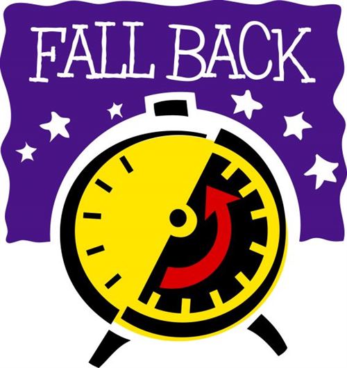 Fall Back Free Clipart