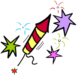 Clipart fireworks images
