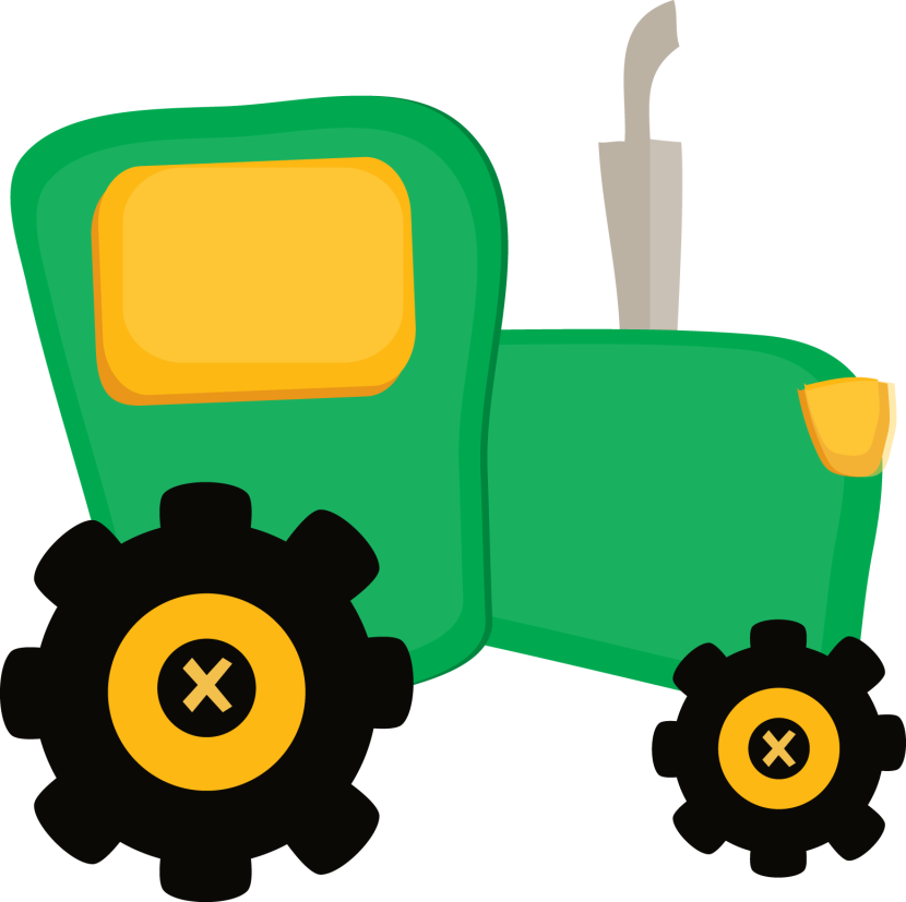 Clipart Tractor - Tumundografico