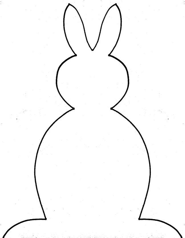 Best Photos of Easter Bunny Rabbit Template Printable - Easter ...