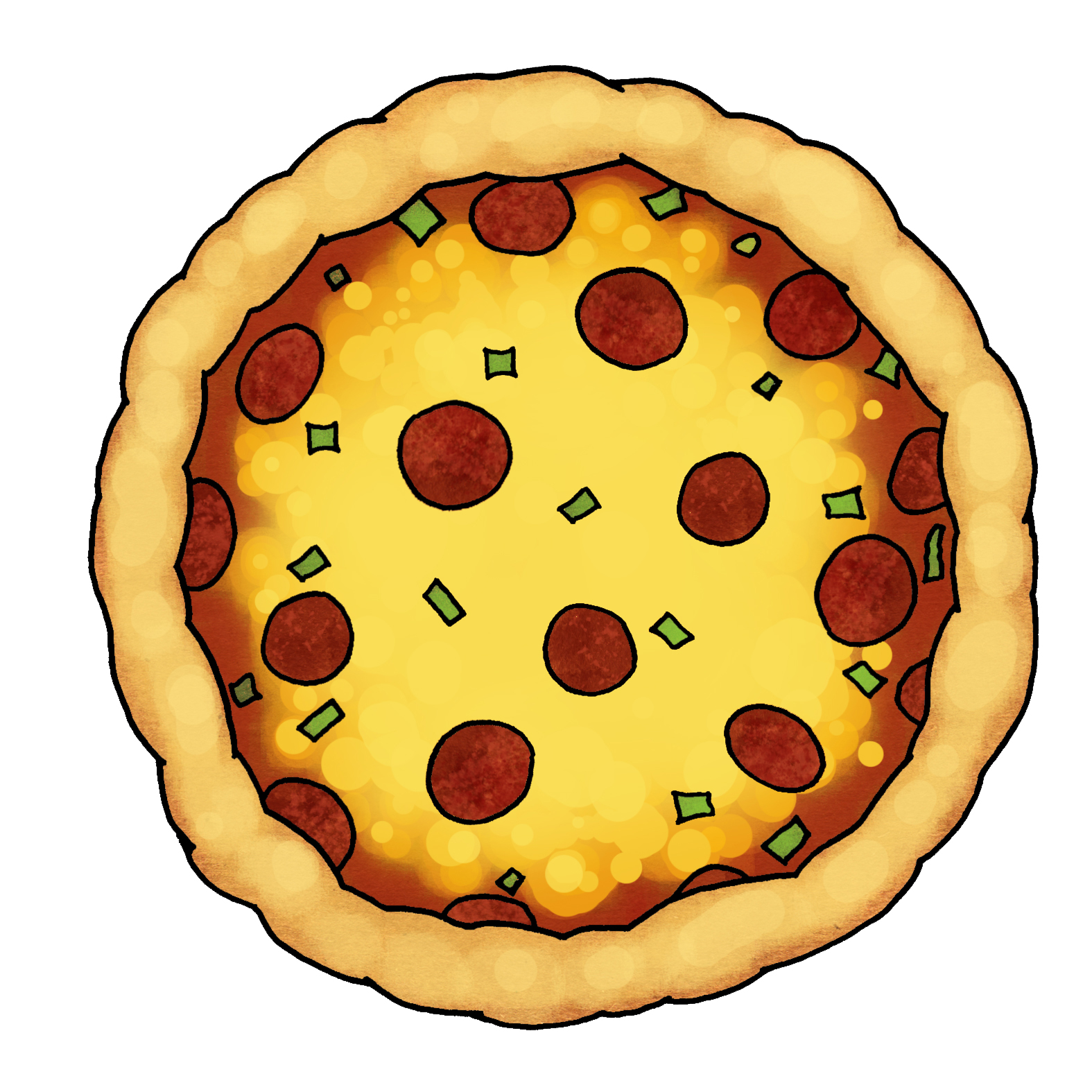 Pizza graphics clipart