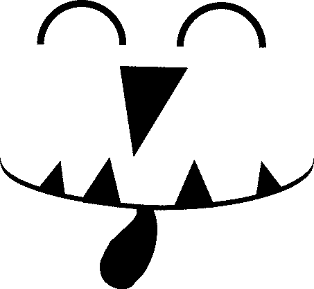 Pumpkin Face Stencil for Halloween Carving