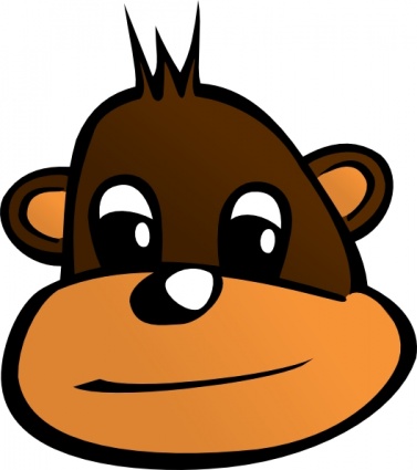 Download Monkey Head clip art Vector Free