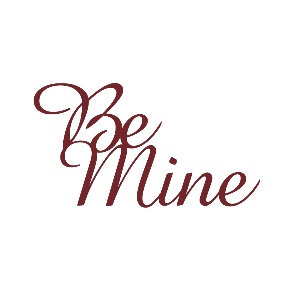 Free SVG File Download – “Be Mine” Valentine Sentiment ...