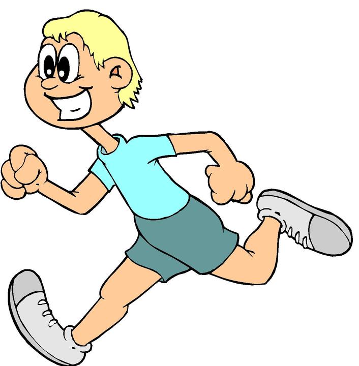 free cartoon runners clipart - photo #36