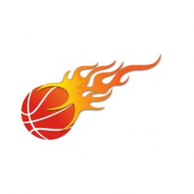 Basketball On Fire Vector | Download free Vector
