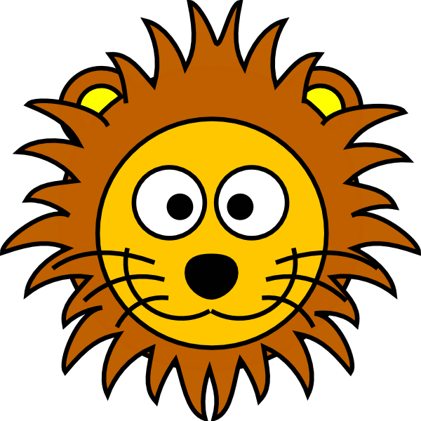 Cartoon Golden Lion 2 clip art - vector clip art online, royalty ...