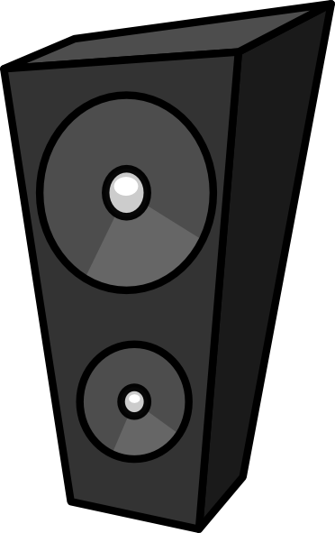 Cartoon Speaker clip art Free Vector