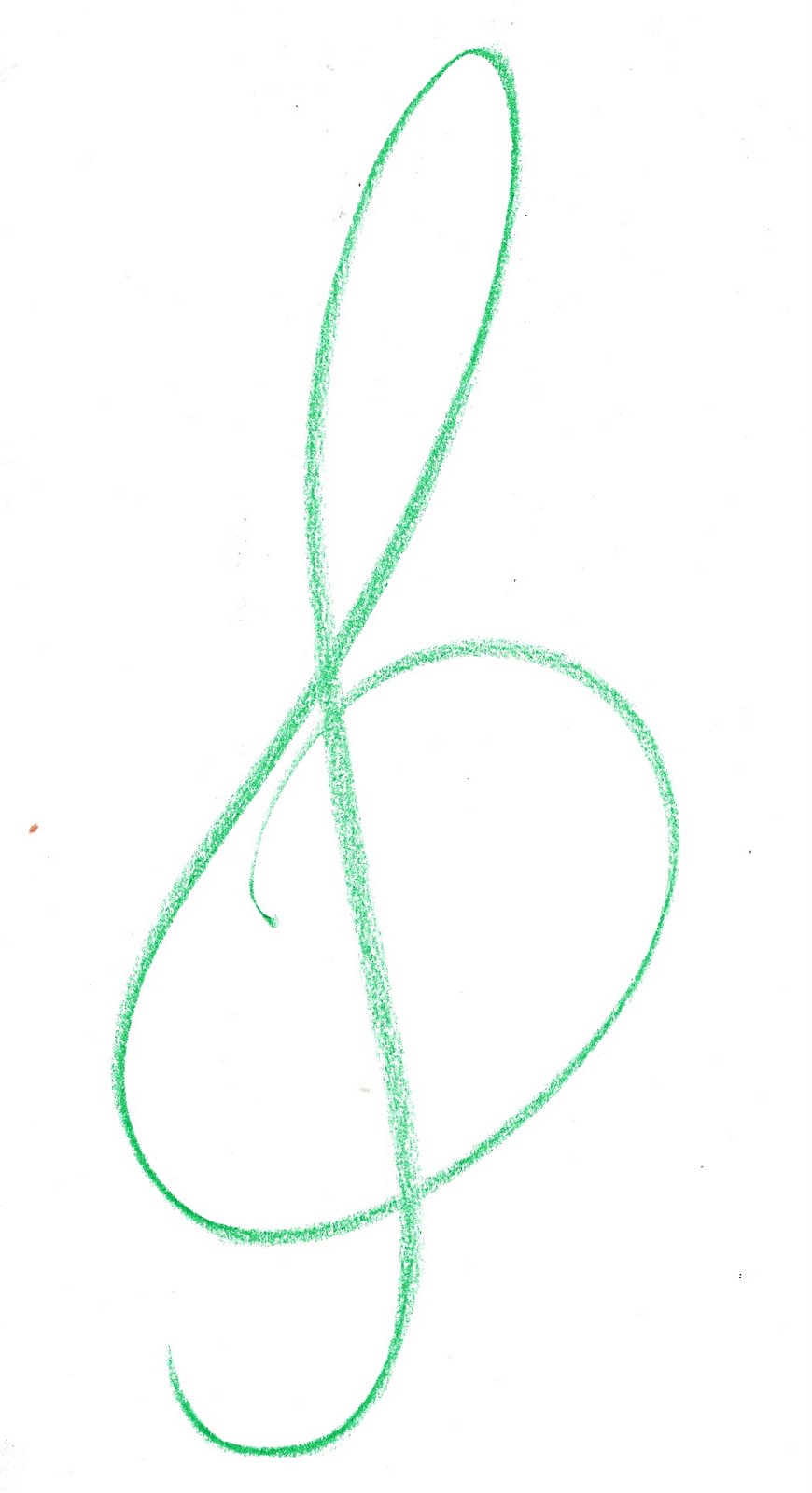 Drawing Of A Treble Clef - ClipArt Best