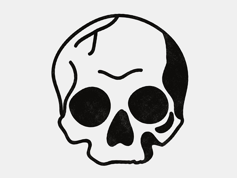 Simple Skull | Simple Skull Drawing ...