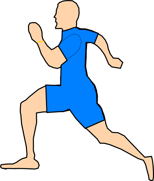 Clipart person running