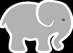 Elephant clipart vector