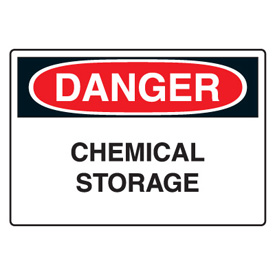 Danger Chemical Hazard Signs - Chemical Storage | Seton Canada