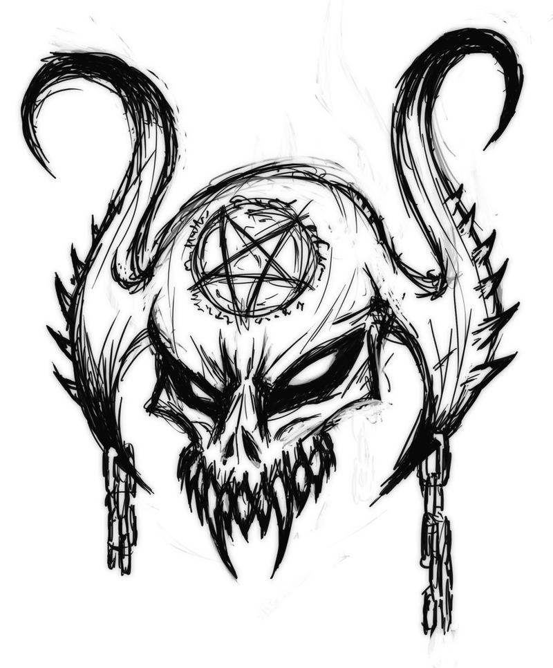 Pictures Of Skull Drawings | Free Download Clip Art | Free Clip ...