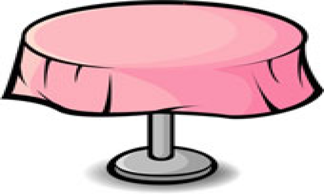 Dining table clipart