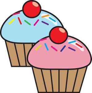 Cartoon cupcakes clipart