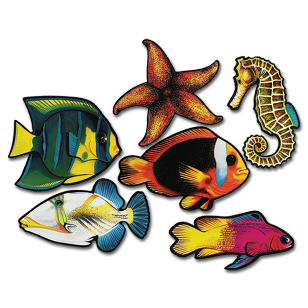 Fish Cut Outs 41cm (Pack of 6) | Peeks
