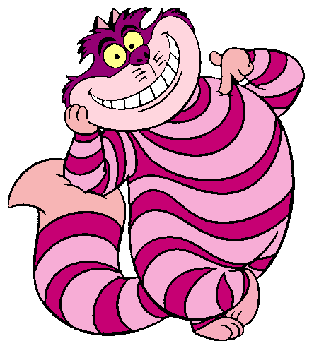 Clipart cheshire cat from alice in wonderland