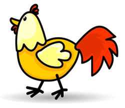 Funny Cartoon Chicken - ClipArt Best