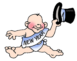 Free Happy New Year and Resolutions Clip Art by Phillip Martin