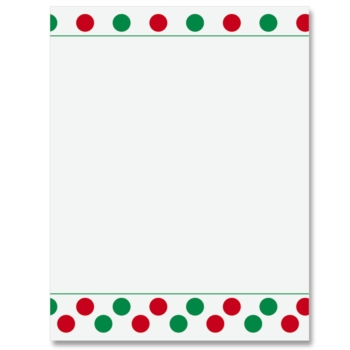 Spot On Christmas Letter Paper | IdeaArt