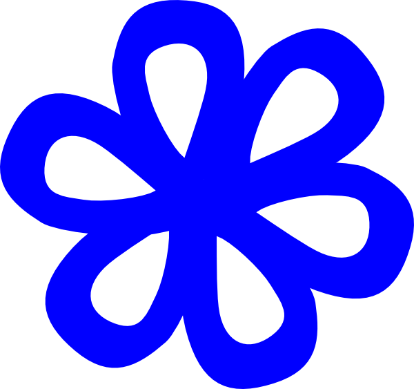 Blue Flowers Clip Art Gullu