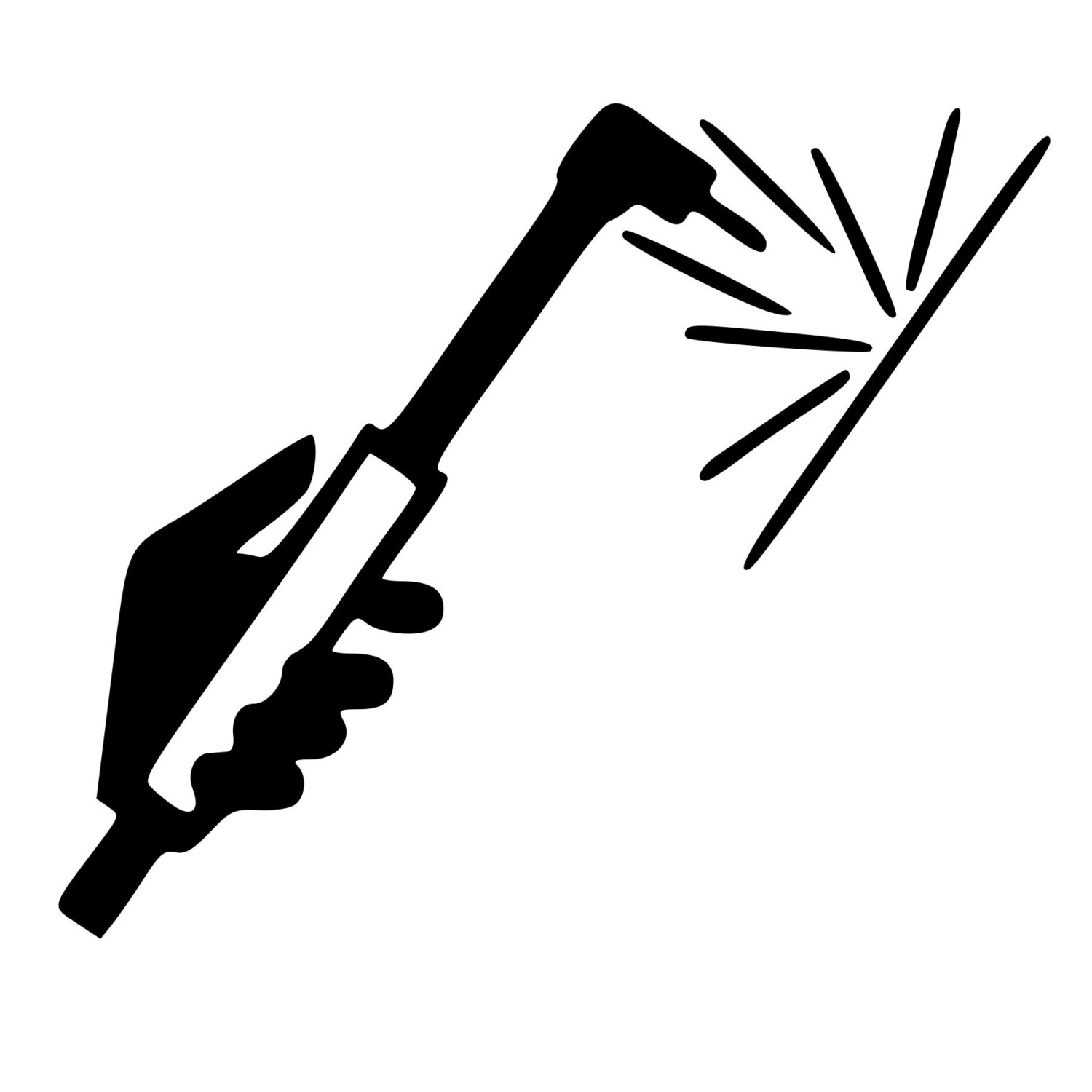 Welding torch clipart