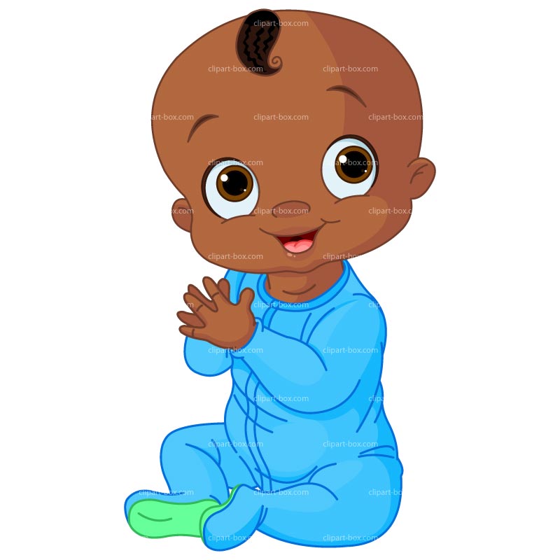 Black Baby Girl Clip Art - ClipArt Best